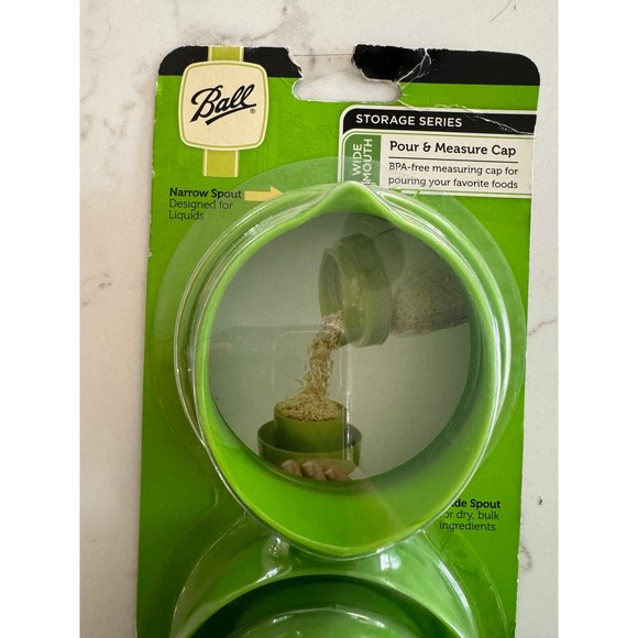 NEW NIB Ball Pour & Measure Cap Sprout Wide Mouth Canning Accessory Tool - Picture 3 of 7
